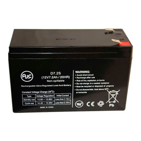 Battery Clerk AJC National CO6A 12V 7Ah Sealed Lead Acid Battery NATIONAL POWER-CO6A